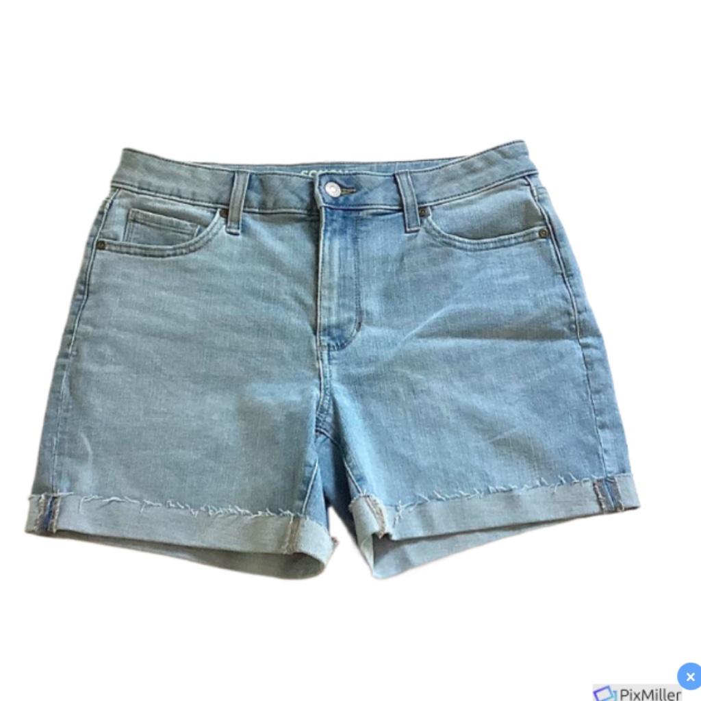 Sonoma Womens Blue Denim Shorts, 10